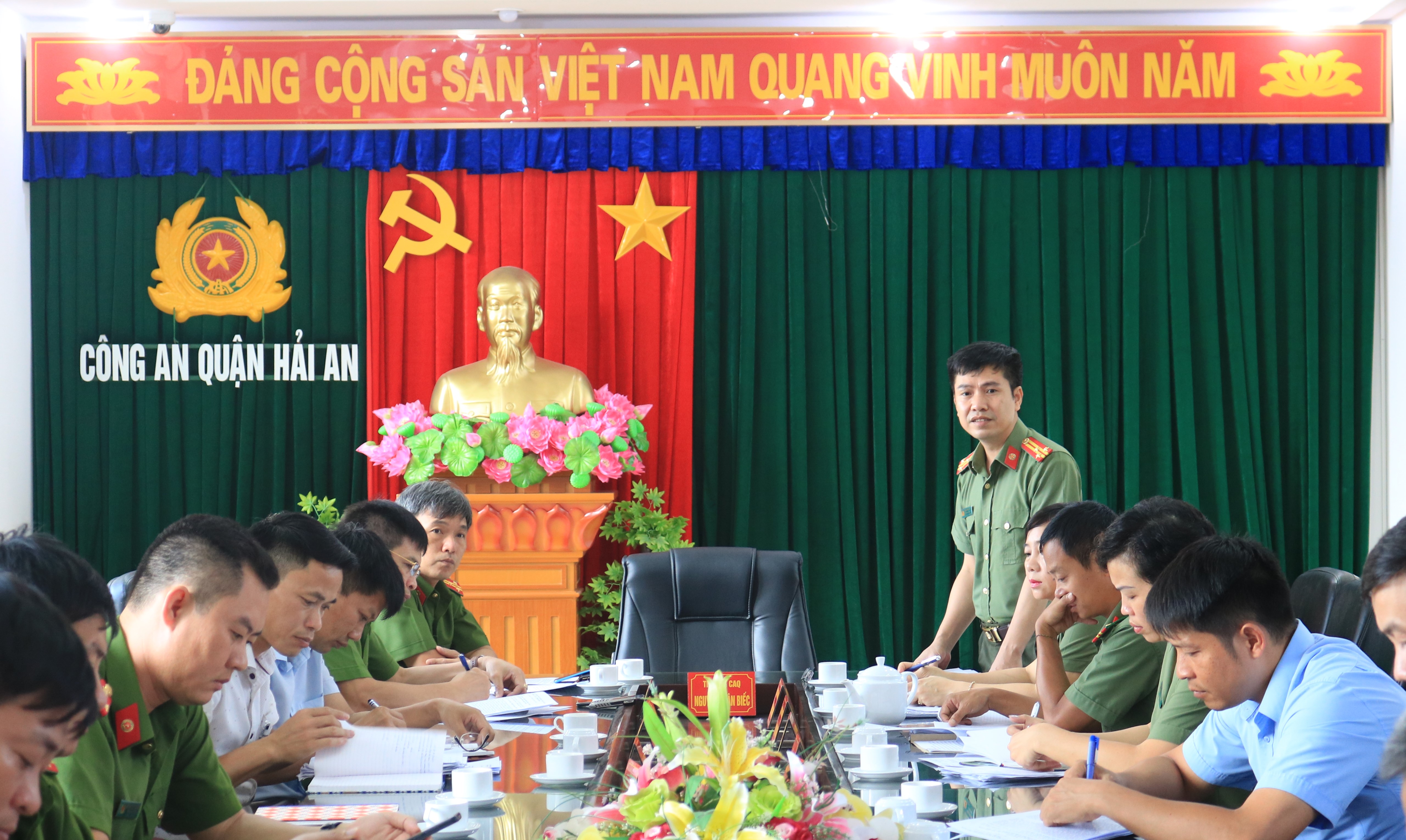 Khảo sát công tác quản lý, xây dựng lực lượng bảo vệ dân phố quận Hải An